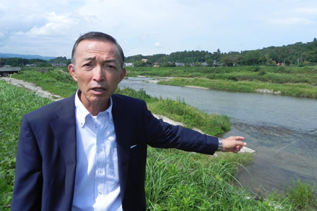 「観光資源だったサケ漁で復興に貢献したい」と語る松本組合長