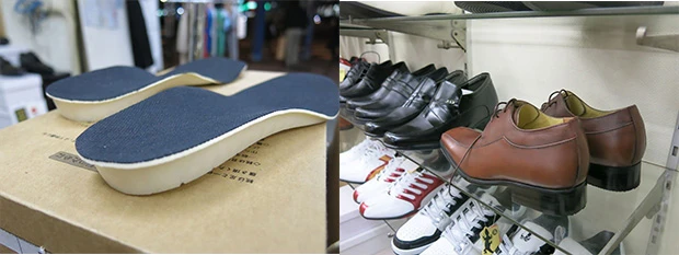 オットーの売れスジ商品のシークレット中敷とアップシューズ