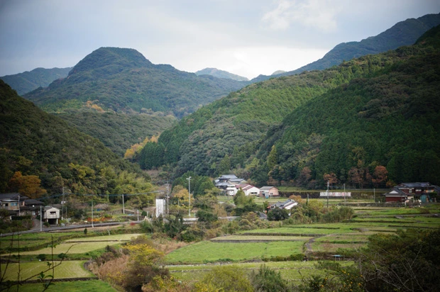 川原全景。もしダムができるとここがダム湖の底になる