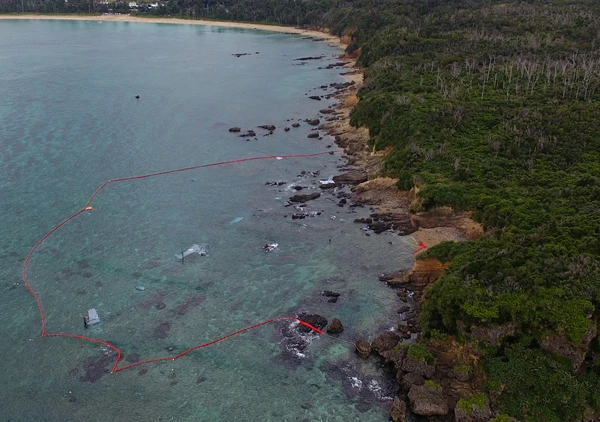 オスプレイの不時着(墜落?)事故現場
