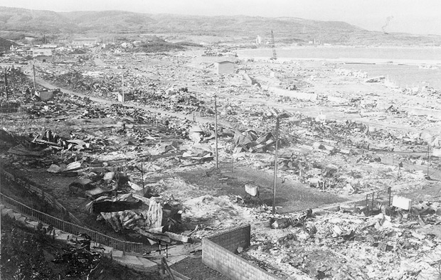 1993年に起きた北海道南西沖地震はM7.8(震度6)だった。写真はこのときの津波被害に遭った奥尻島の奥尻町青苗地区。