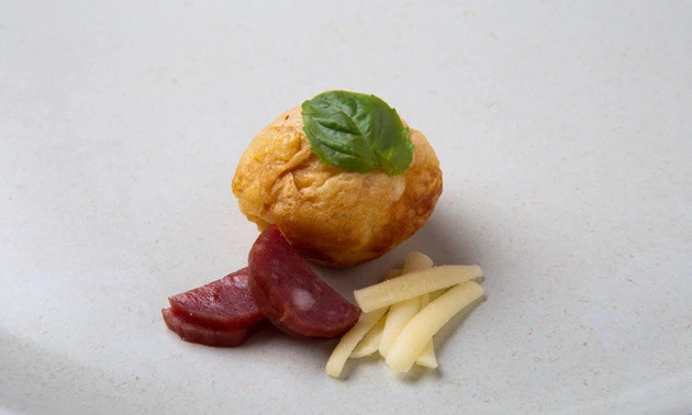 イタリア　ピザ風たこ焼き