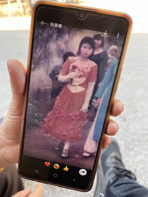 中国で拉致されたときのスンさんの写真。結婚式の帰り道だった