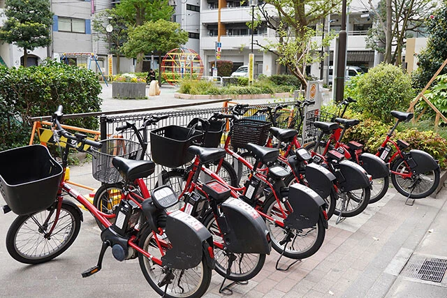 電動アシスト自転車を利用できるサービス「ドコモバイクシェア」