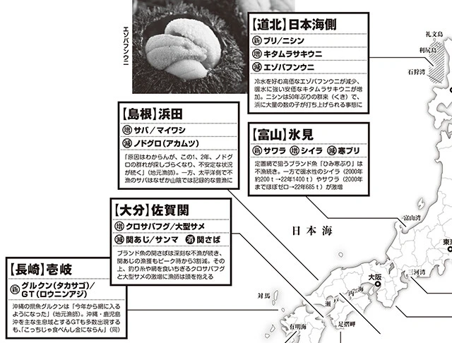 全国「漁獲異変」マップ