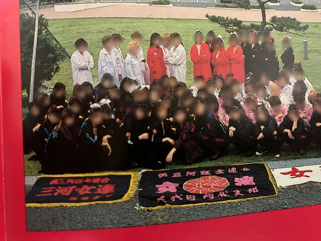 日本一のレディースと言われた「三河遠州女番連合（通称：スケ連）」のメンバー