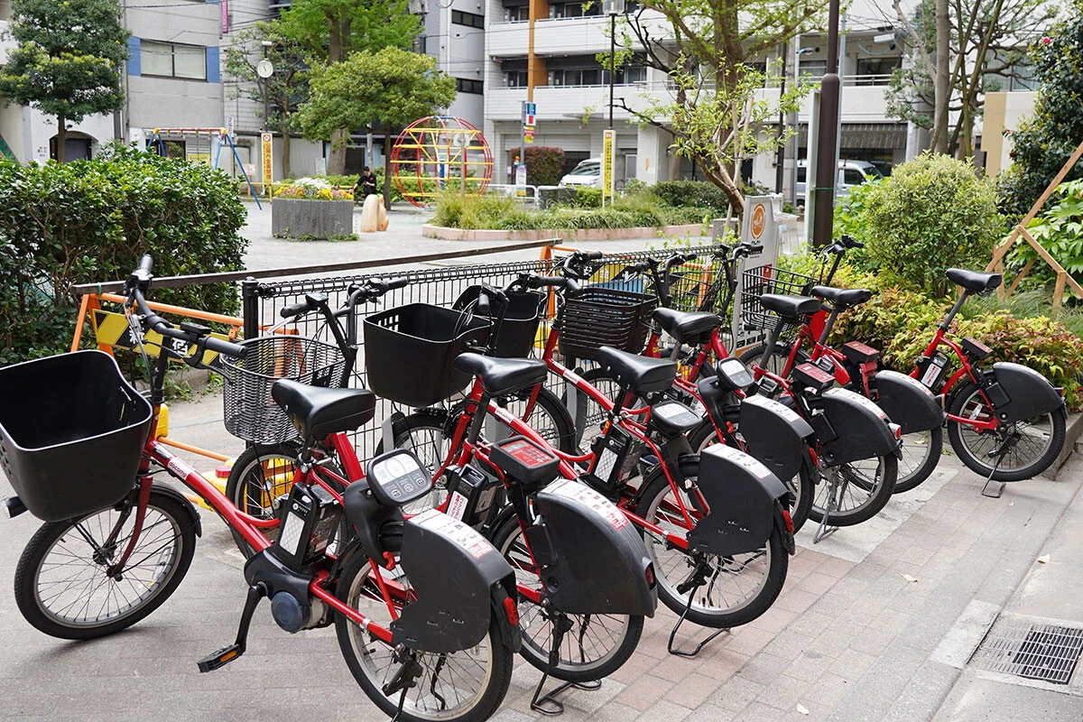 電動アシスト自転車を利用できるサービス「ドコモバイクシェア」