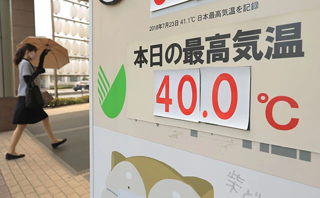 7月末時点で今年の全国最高気温は埼玉県熊谷市の39.2℃。お盆前後には今年も40℃超えを記録する可能性大（写真は昨年）