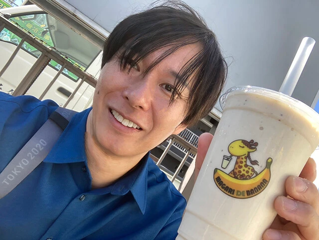 食品ロスのバナナを使ったバナナジュース！