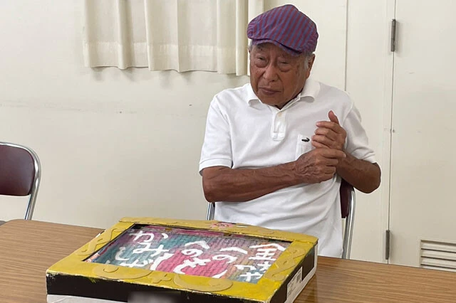 各所での展示や講演などで、小学生が見た朝霞の戦後を伝えている田中さん