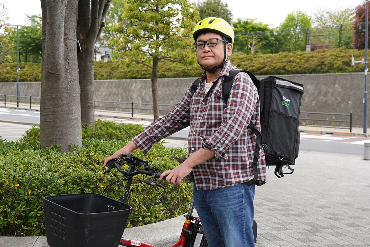 ライター兼ウーバーイーツ配達員の渡辺雅史