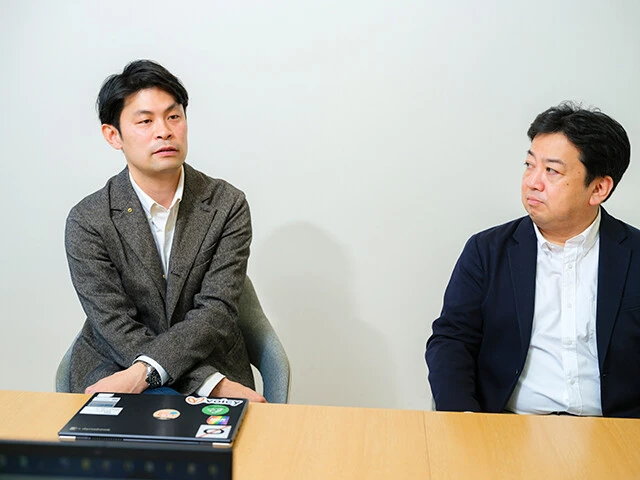 石井直人さんと栗原望さん