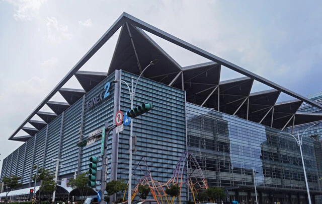 会場は台北南港展示センター2号館。台湾を代表する超一流の展示会場だ