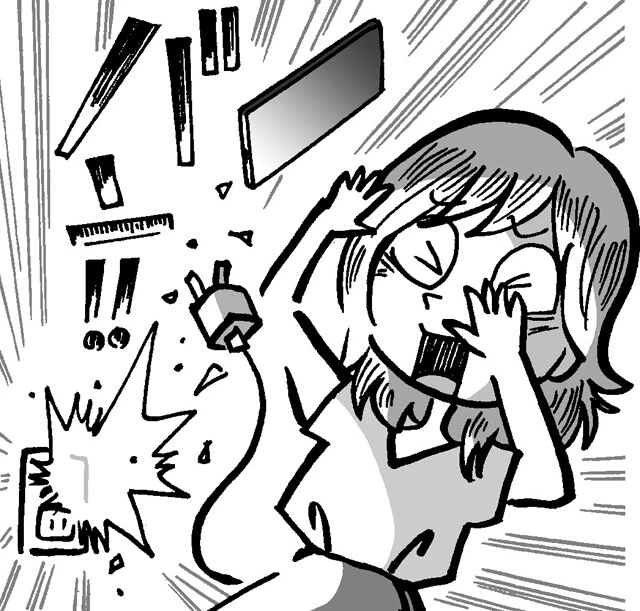 コンセントの近くは危険