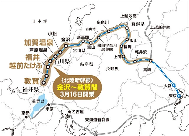 延伸開業するのは全部で6駅。石川県に2駅、福井県に4駅だ。今回、加賀温泉駅(石川県)、福井駅、越前たけふ駅、敦賀駅(福井県)の4駅の現地の声を聞いてみた