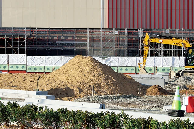 絶賛工事中で、盛り土などもまだ見える段階だ(2月上旬現在)
