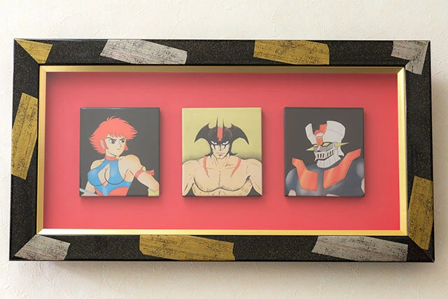 永井豪記念館で販売されていた輪島塗の蒔絵パネル