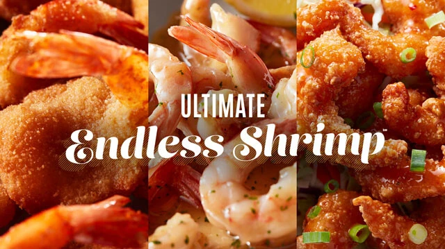 米レッドロブスターのエビ食べ放題キャンペーン「アルティメイト・エンドレス・シュリンプ」のネット広告