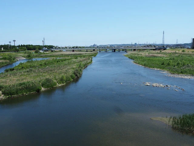 11月の集団乱闘事件の現場となった多摩川の河川敷(右岸)