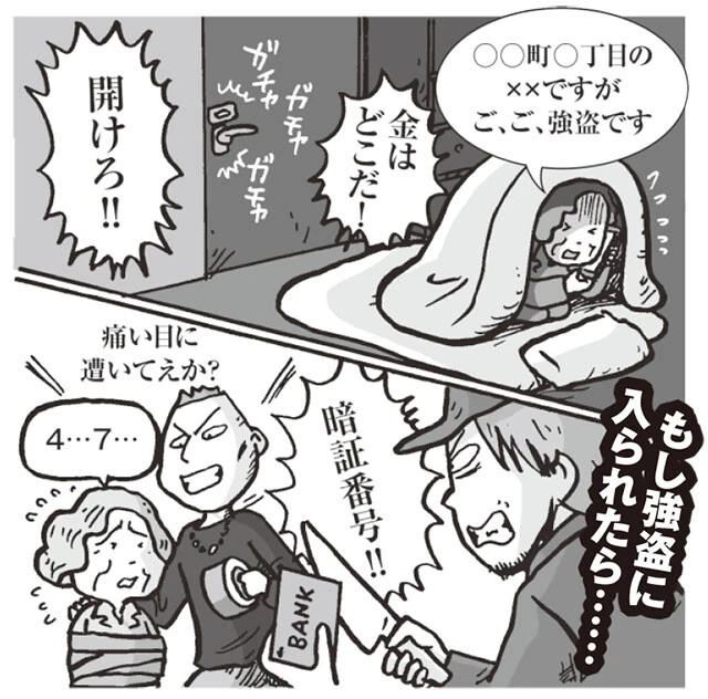 もし強盗に入られたら……