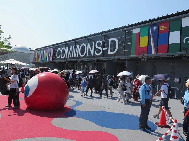 館内のパキスタンブースで展示される岩塩が溶けないよう、冷房を強めに効かせているという「コモンズD」は、隠れた涼感スポットとして知られる