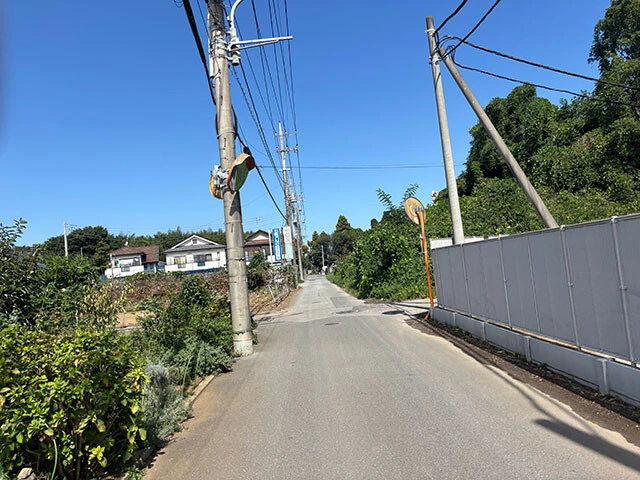 流山おおたかの森駅から自転車で15分ほど走ると広がるのどかな光景