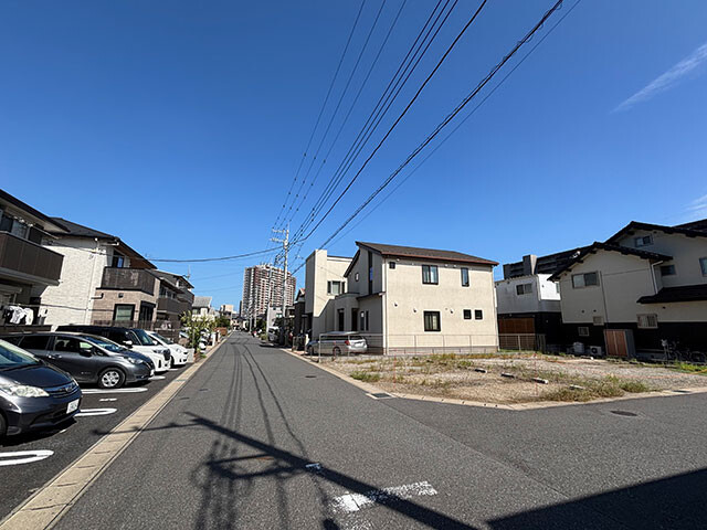 流山おおたかの森駅から少し遠い、一戸建てが並ぶエリア