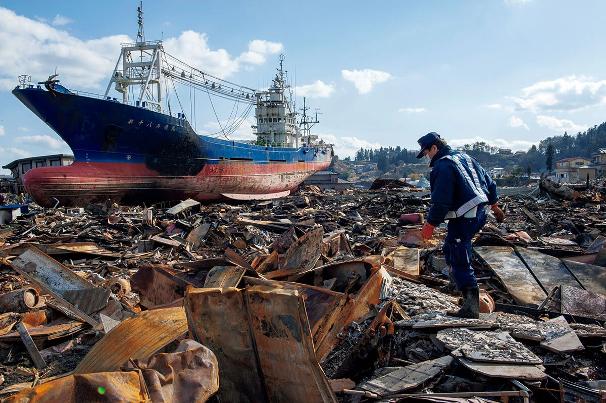 【2011年・宮城県気仙沼市】漁船・第十八共徳丸（2013年に解体）