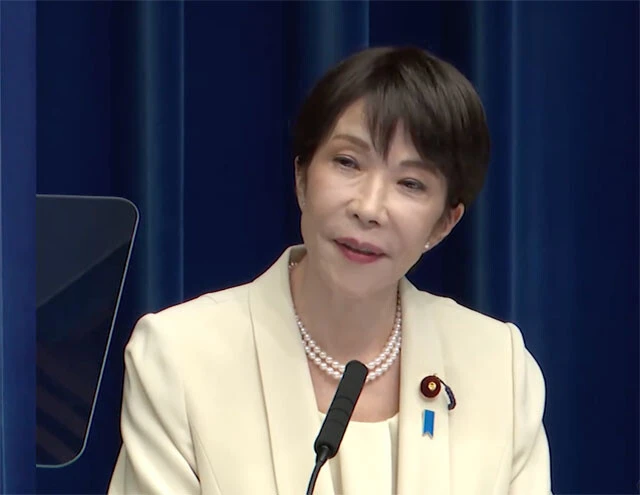 「改正高校就学支援金法」の実現を自身の政策の成果として強調する高市首相