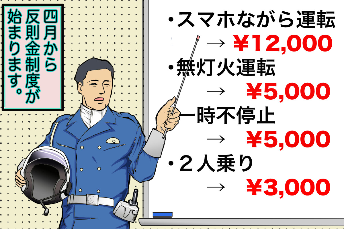 4月からの改正道路交通法で知っておきたい自転車に対する新ルールを紹介します