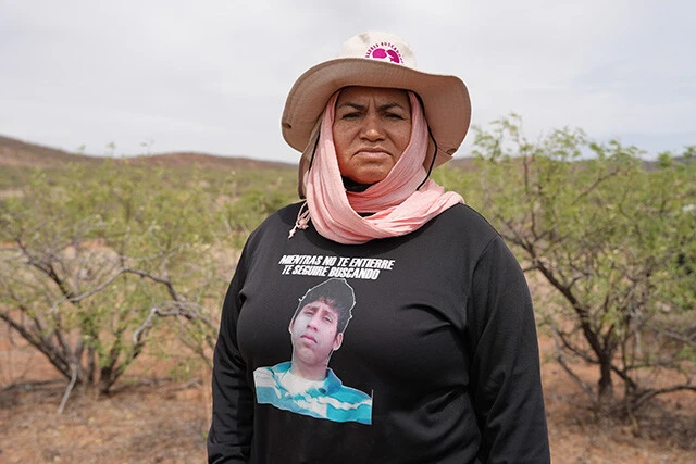 セシリア・フローレスさん。数多くの遺体遺棄地を発見し、2022年BBCの「100人の女性」にも選ばれている
