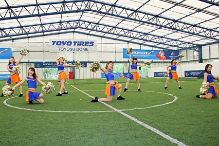  普段はフットサルチームＳＶペスカドーラ町田の専属チアリーディングチームとして活躍するＦｉｏｒｅ