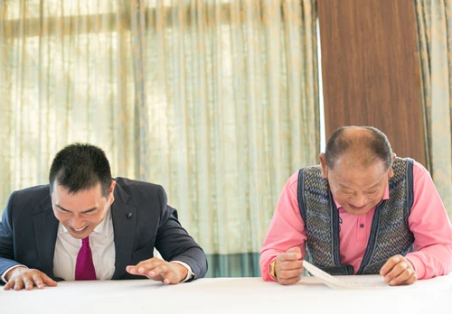 共通点（左腕、甲子園出場経験がない、２００勝投手）も多く、対談は和気あいあい！