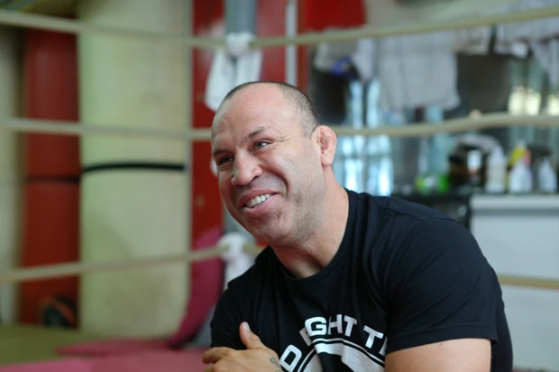 終始ゴキゲンで取材に応じるヴァンダレイ・シウバ。年内には「RIZIN」でのMMAマッチが期待されるところだ