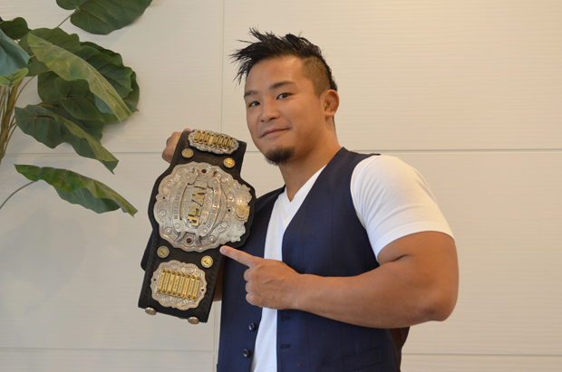 現IWGPジュニアヘビー級王者として世界を舞台に名を馳せるKUSHIDA選手