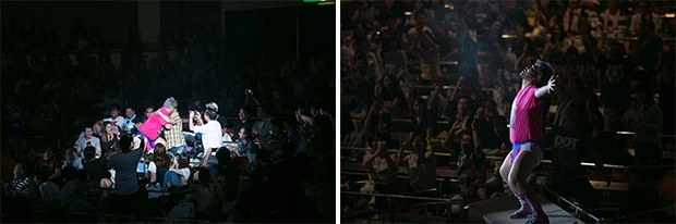 男性客に襲い掛かるなど、今回もやりたい放題の男色ディーノ