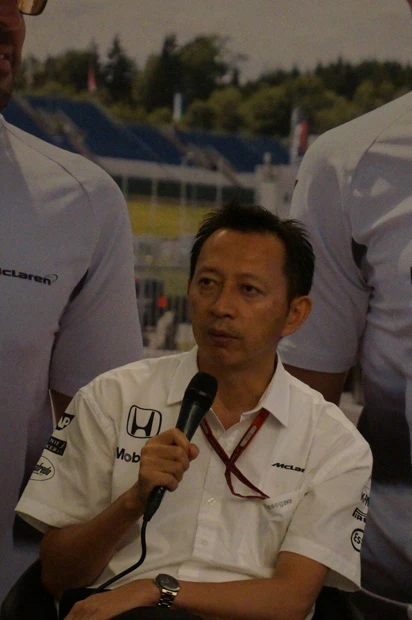 今季からホンダのF1プロジェクトを率いる長谷川祐介氏。チームは昨シーズンと比べ、着実にポイントを獲得してきたが鈴鹿ではまさかの結果に