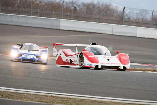 誰が言ったか知らないが「富士にはグループＣがよく似合う」。ル・マン２４時間にも挑戦したトヨタＴＳ０１０とニッサンＲ９２ＣＰが９０年代初頭の雰囲気を再現する…。