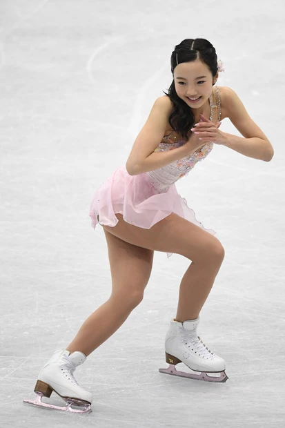 世界ジュニア2位の本田真凜。日本女子フィギュアスケートは彼女以外にも伸び盛りの若手が多い(写真/ゲッティイメージ)