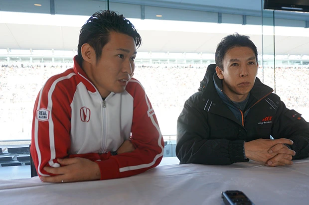 昨年、ホンダ勢としては最上位のランキング11位に終わったKEIHIN REAL RACINGのふたり。「今年はホンダの存在感を示す!」と気合い十分だ