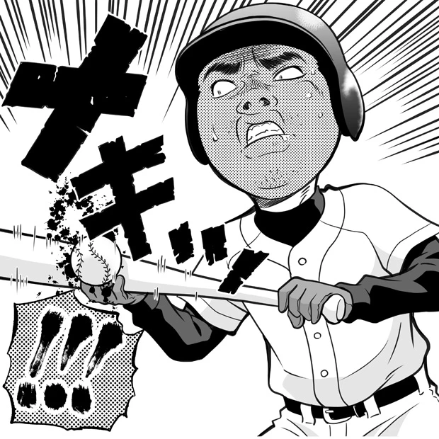 超速球の硬球をバントしようとして指に当たると、とんでもない大ケガをすることもある