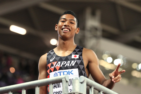 世界選手権200m決勝で入賞を果たしたサニブラウン
