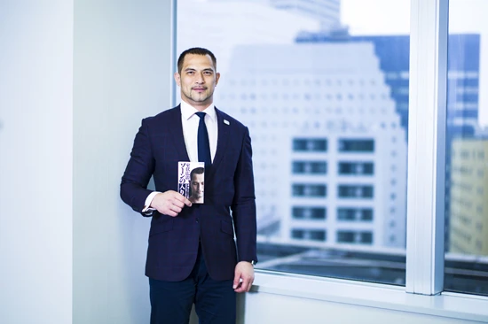 現在は東京医科歯科大学で自身の理論と経験に基づくトレーニング方法を教授している室伏氏だが、引退後も現役時代と変わらぬ体型を保っていた