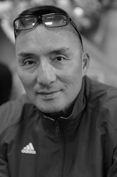 阿炎政虎の師匠、元関脇・寺尾。