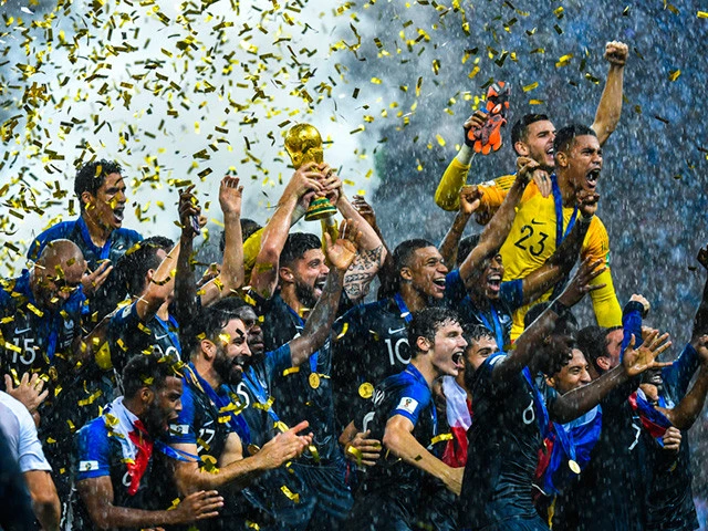 20年ぶりとなる2回目の優勝を達成したフランス代表