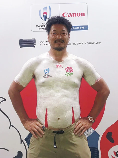 ９月２６日　イングランド×アメリカ戦　イングランド代表ジャージ着用