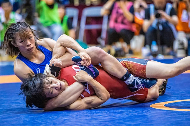 川井vs伊調は大接戦だったが、「川井選手は冷静に集中できていたのがすごい」と山本美憂は言う