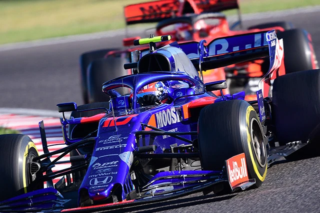 レッドブルからトロロッソに降格したガスリーは健闘し、8位入賞(撮影/池之平)