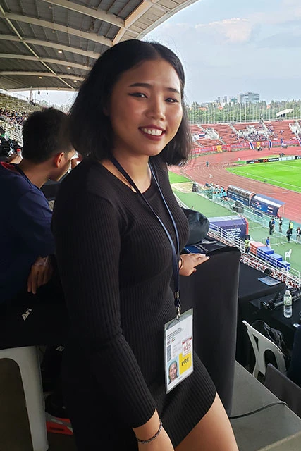 『FOXスポーツ』タイ版のバス記者。現地メディアでも人柄や手腕は高く評価されつつある