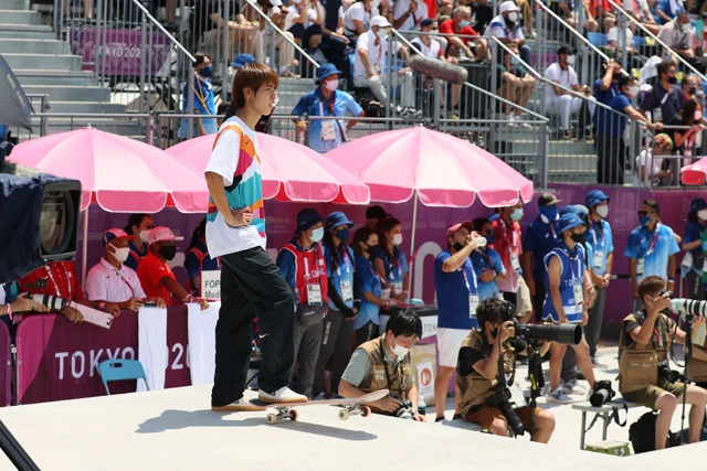 無観客開催だったが「ほかの選手たちやボランティアの方々の応援で、会場の熱は感じていた」と堀米